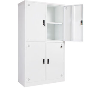 Tủ locker 4 ô trắng TLK04-T