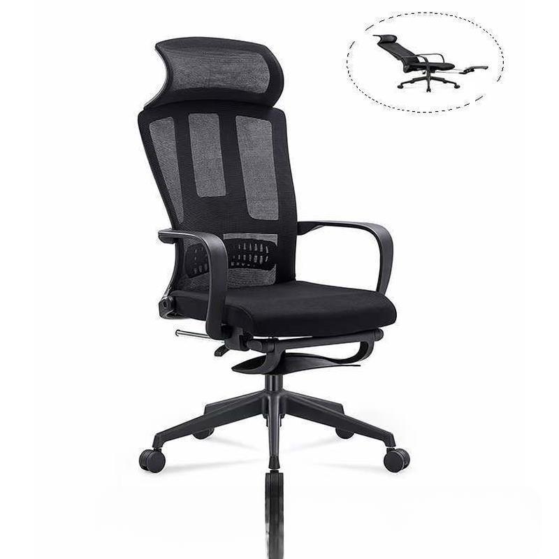 High Back Mesh Home Black Mesh Headrest Chair