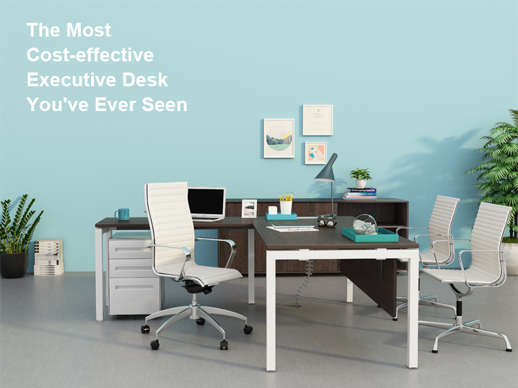 High Quality Simple Design Manager Desk L Shaped Office Desk Modern Executive Table