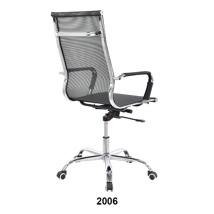 Leisure Chair Foshan Comfort Home Furniture Ergonomic Office Chair with Mesh Back and Fabric Seat
