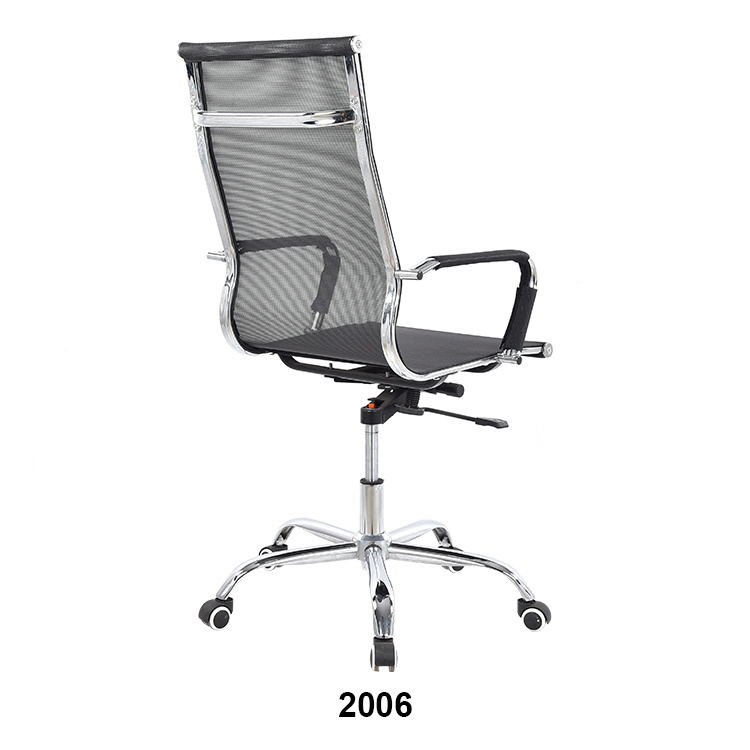 Mesh Executive Desk Chairs Black Fabric