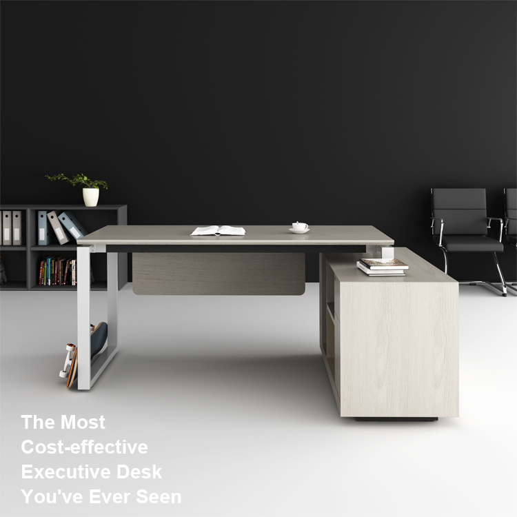 Wholesale Luxury Office Table Wood Director Table L Shape Executive Office Desk