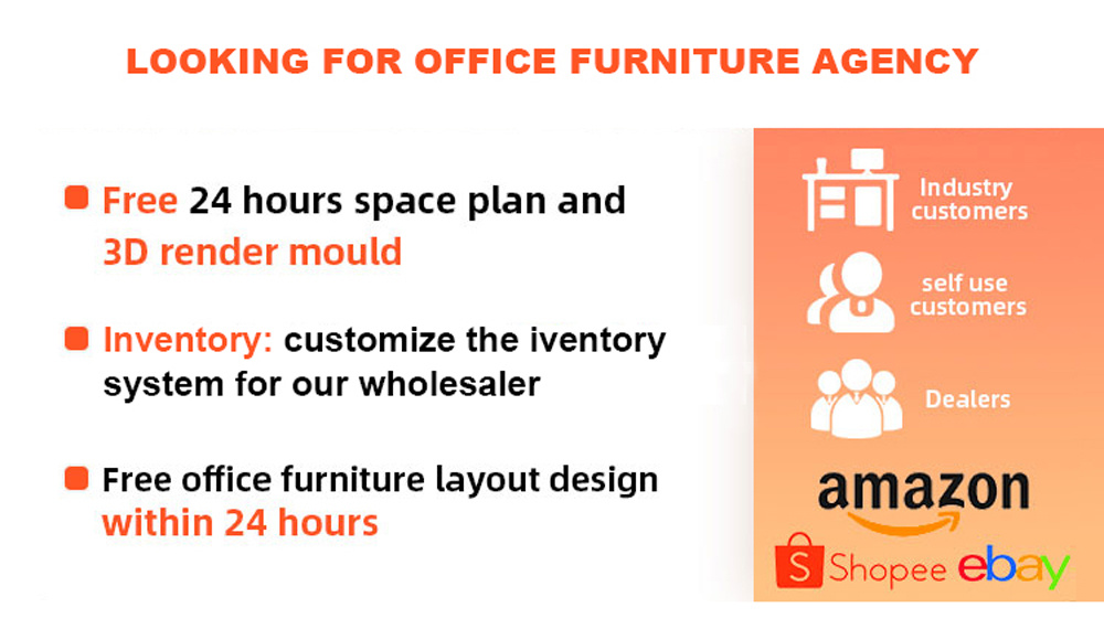 Wholesale New Furniture Design 4 Person Office Table Open Space Workstation Desk