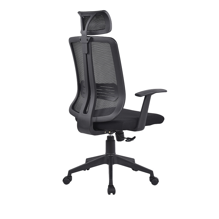 Foshan Furniture Market Price Highback Ergonomic Mesh Chair with Headrest