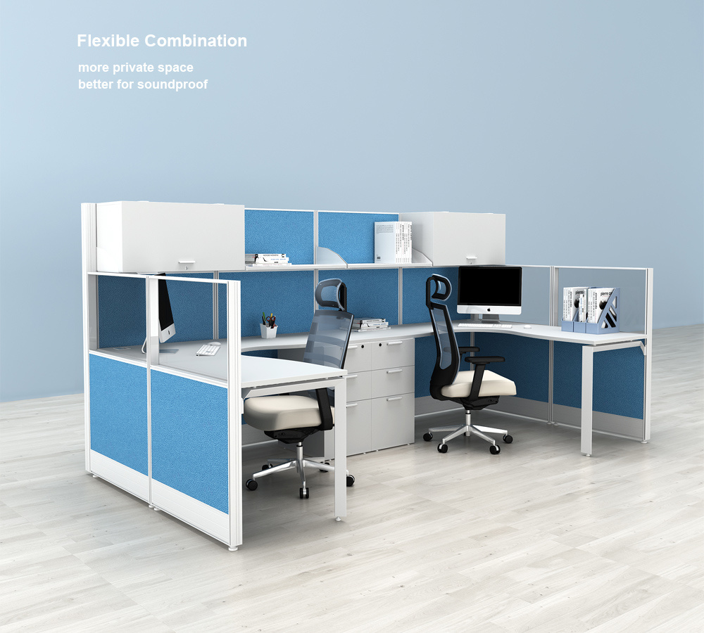 Commercial Call Center Wooden Desk Furniture Table Workstation Office Cubicle