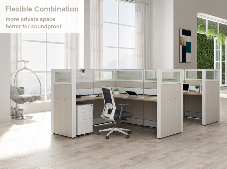 Commercial Furniture Partition Modern Extendable Office Cubicle Privacy Workstation