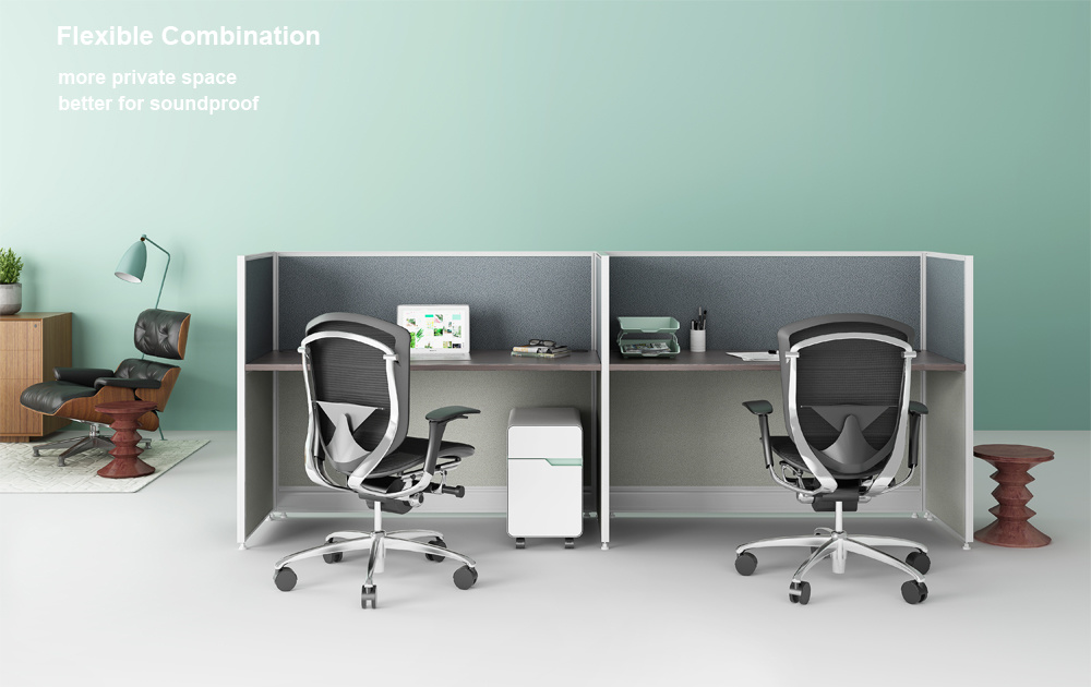 Commercial Open Office Desk High Quality Modern Computer Workstation Partition