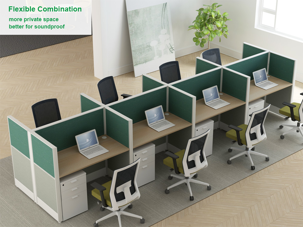 Coworking Space Cubicle Panels Wholesale Modern Fabric Office Partition Furniture
