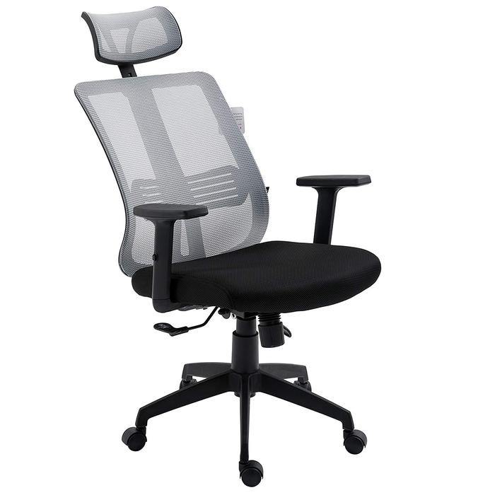 Ergonomic Office Chair Adjustable Arms Computer Chair with Headrest Reclining Home Office Desk Chairs