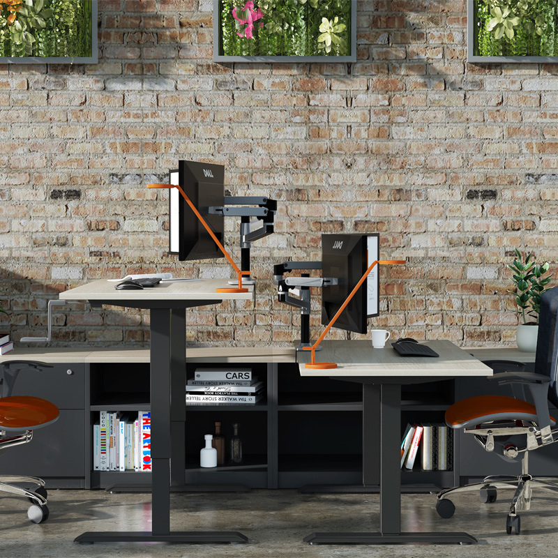 Home Office Furniture Ergonomic Modern Standing Desk Manual Height Adjustable Table