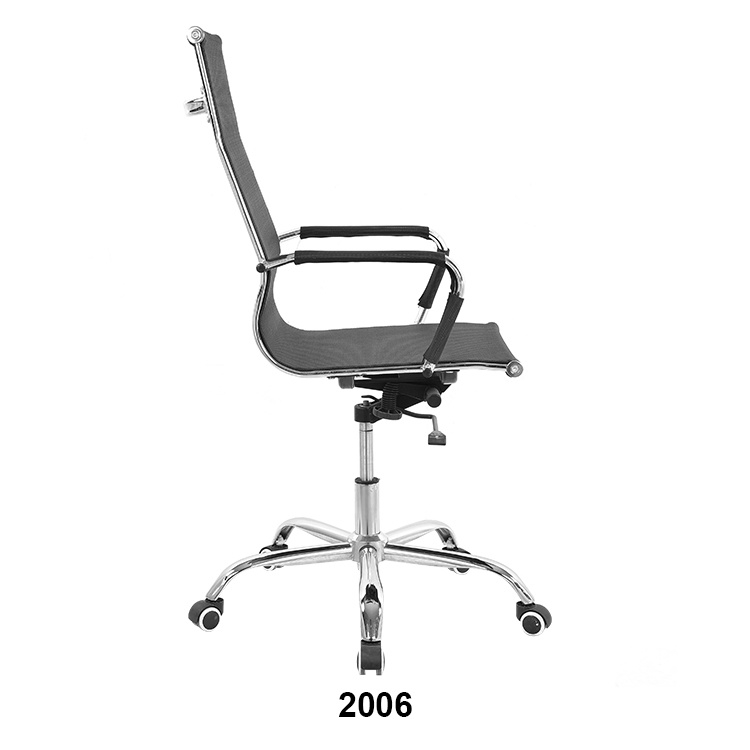 Mesh Executive Desk Chairs Black Fabric