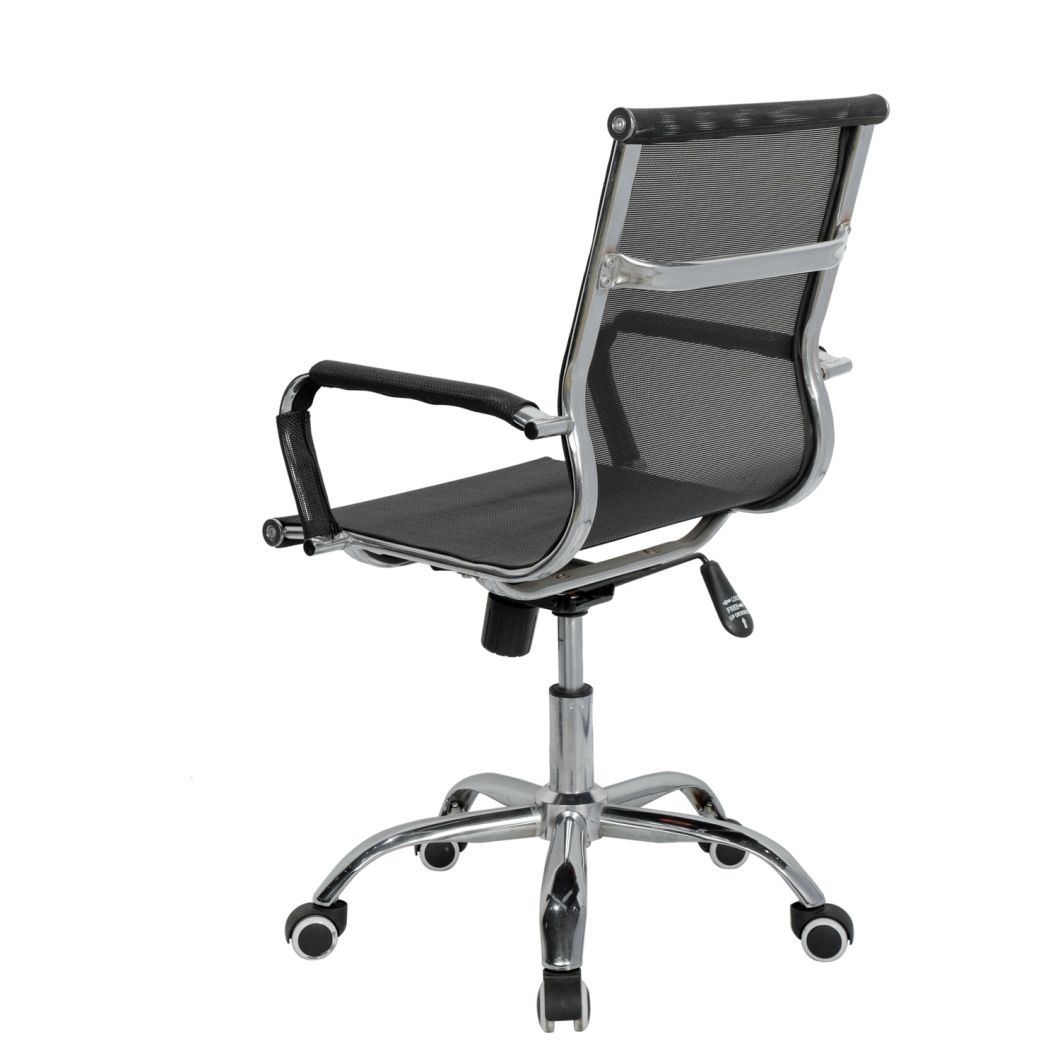 Office Mesh Chair Low Back Black Rotating Office Chairs