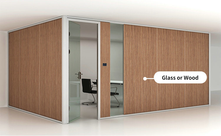 Professional Design Aluminum Partition Frames Office Furniture Glass Office Partitions