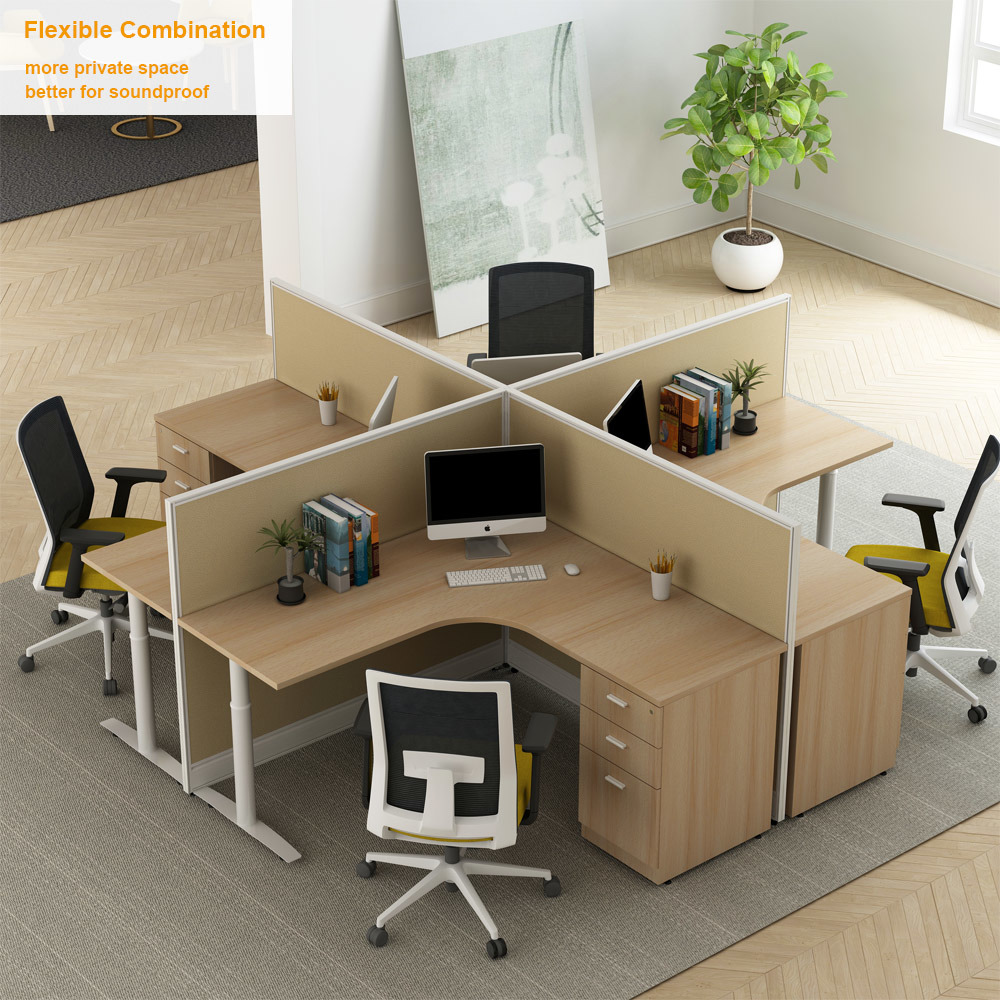 Wholesale New Furniture Design 4 Person Office Table Open Space Workstation Desk