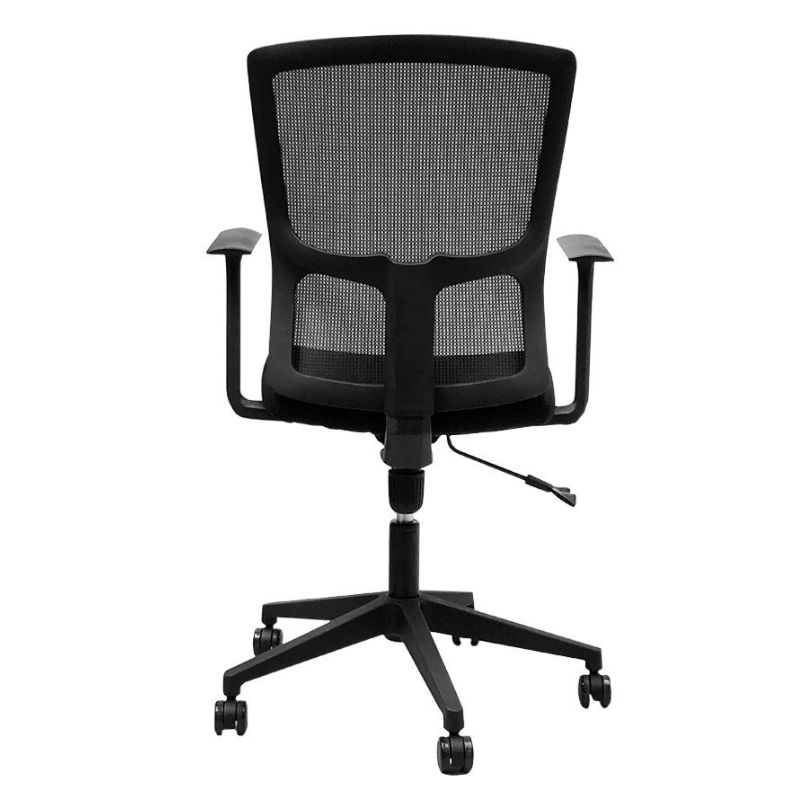 Black Fabric Upholstered Office Chair