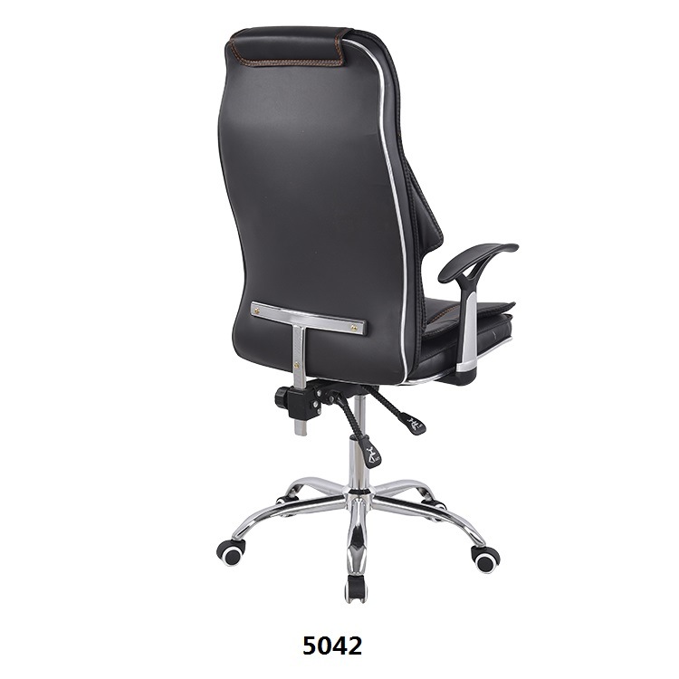 Ergonomic PU Leather Swivel Executive Office Chair Black