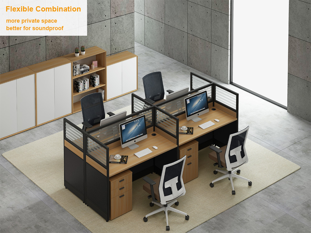 Factory Price Contemporary Office Workstations Desk Cubicle Partition