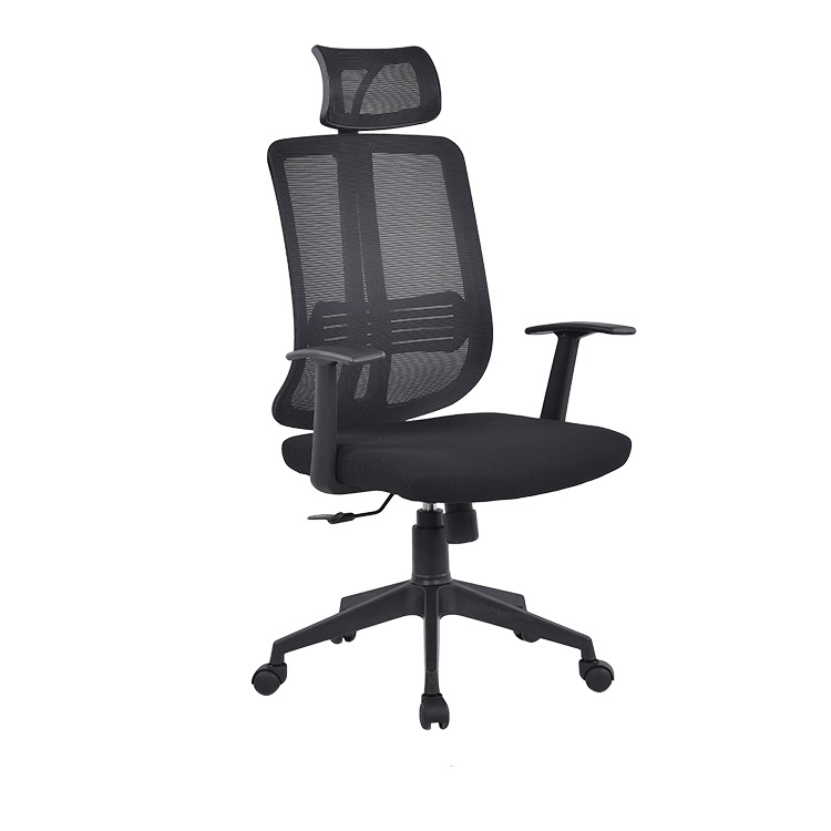 Foshan Furniture Market Price Highback Ergonomic Mesh Chair with Headrest