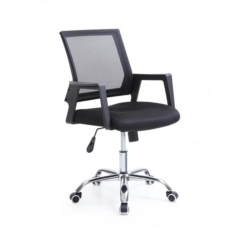 MID Back Mesh Black Fixed Armrest Management Chair