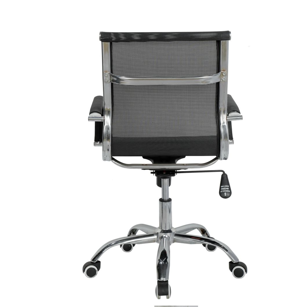 Office Mesh Chair Low Back Black Rotating Office Chairs