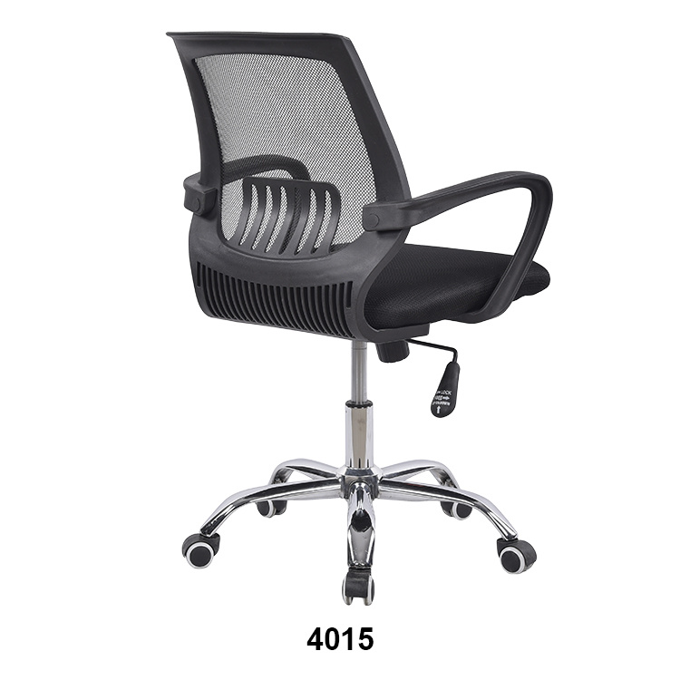 Mesh Back Rolling Swivel Task Chair Low Back Operator Chair