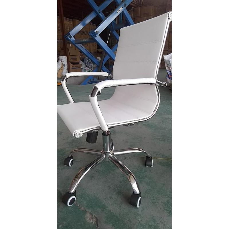 Foshan Office Executive Chair Ribbed Leather Adjustable Swivel Office Chair