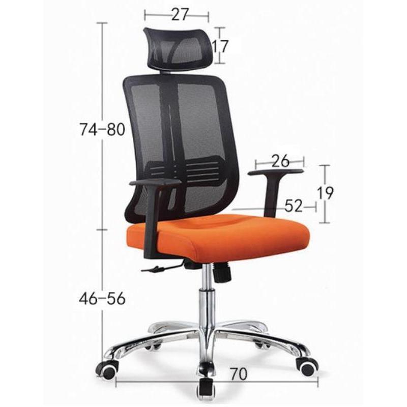 Office Furnitures Branch Ergonomic Mesh Chair Black
