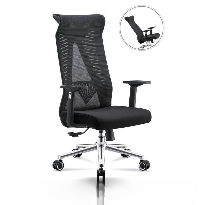 MID Back Revolving Mesh Back and Adjustable Lumbar Support Office Chair