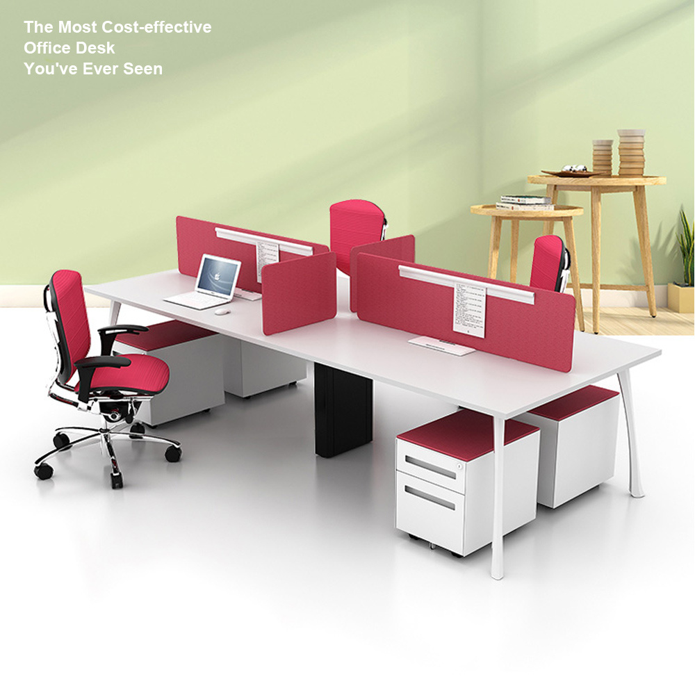 Contemporary Office Workstations Staff Tables 2 4 6 Person Office Desk Furniture