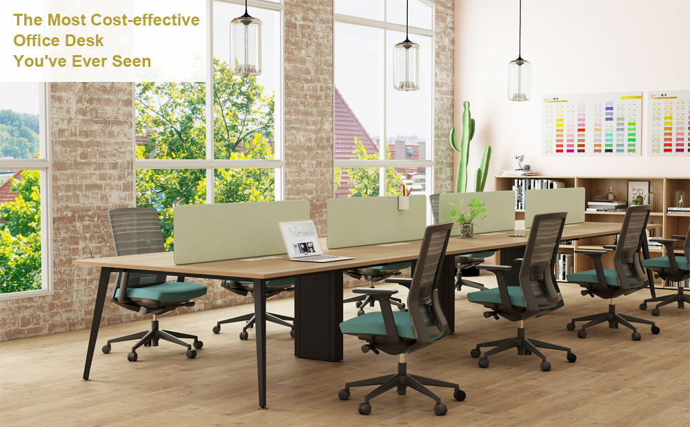 High Quality Office System Furniture Modern 8 Person Office Workstation Desk